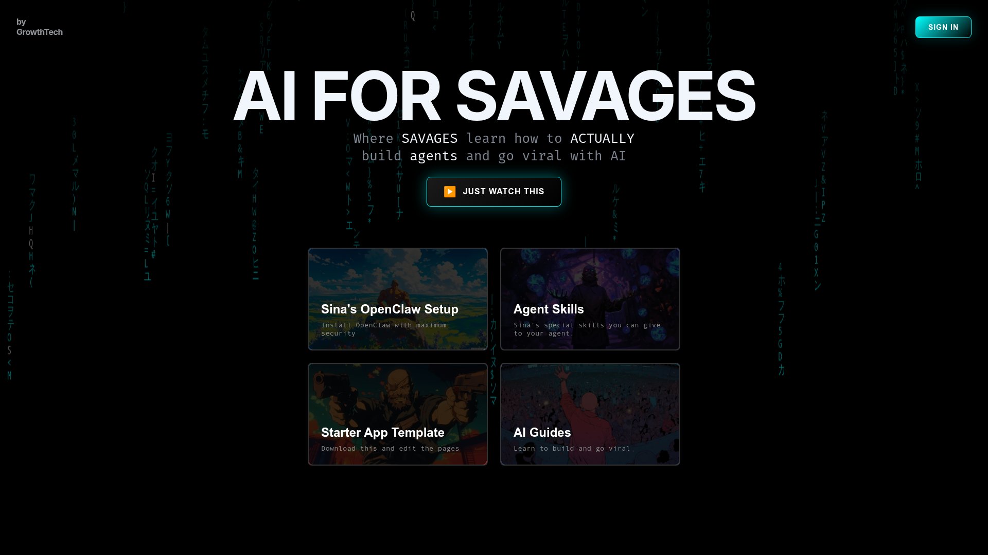 AI For Savages