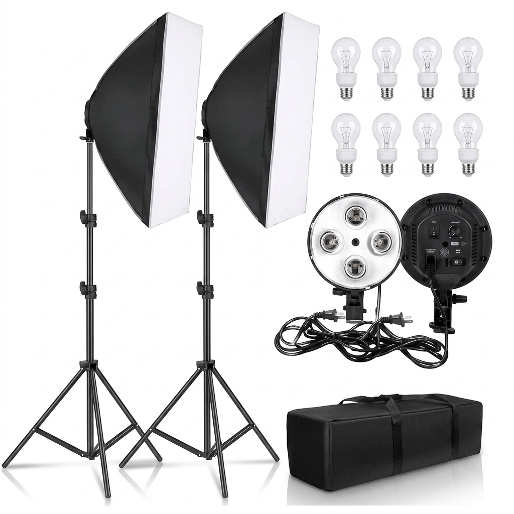 SH Photography Softbox Lighting Kit