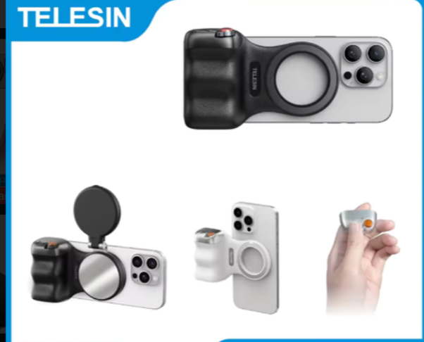 TELESIN MagSafe Phone Camera Grip with Bluetooth shutter