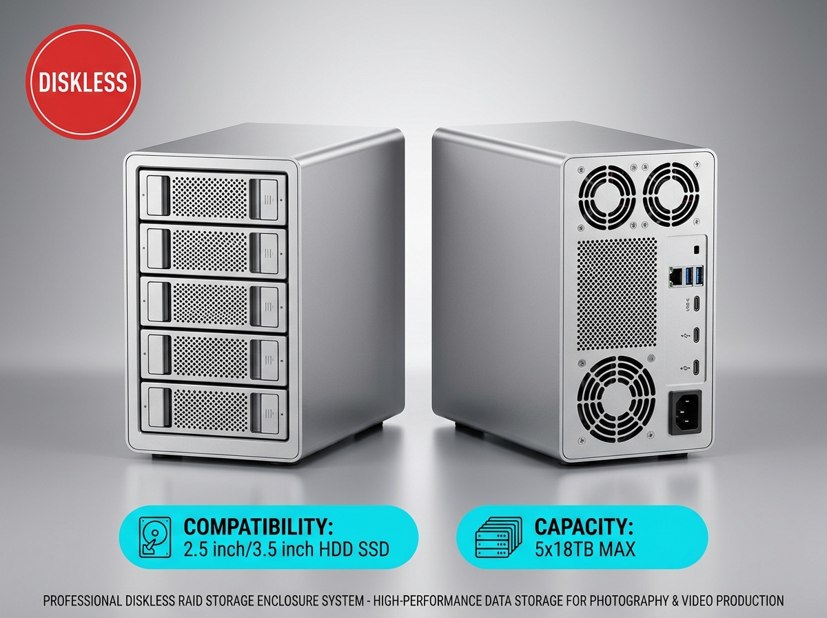 Yottamaster 5-Bay Desktop HDD Enclosure