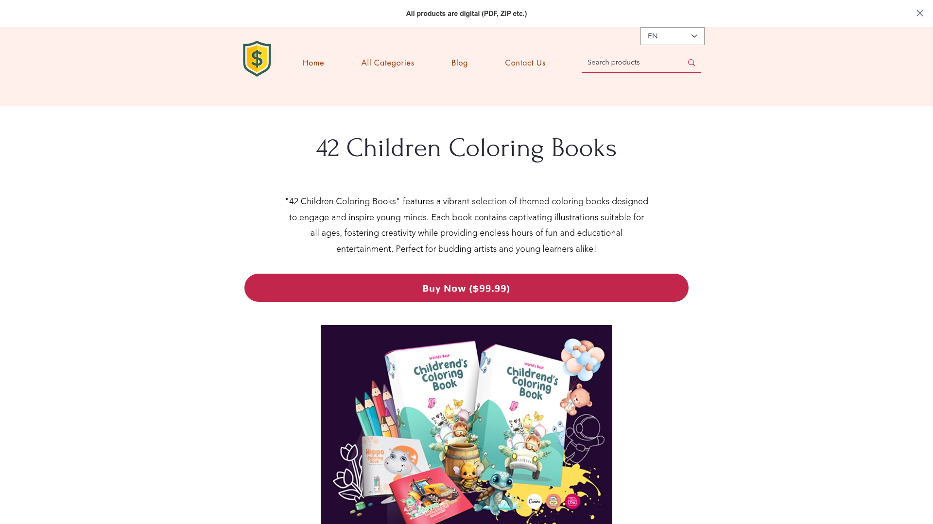 42 Children Coloring Books