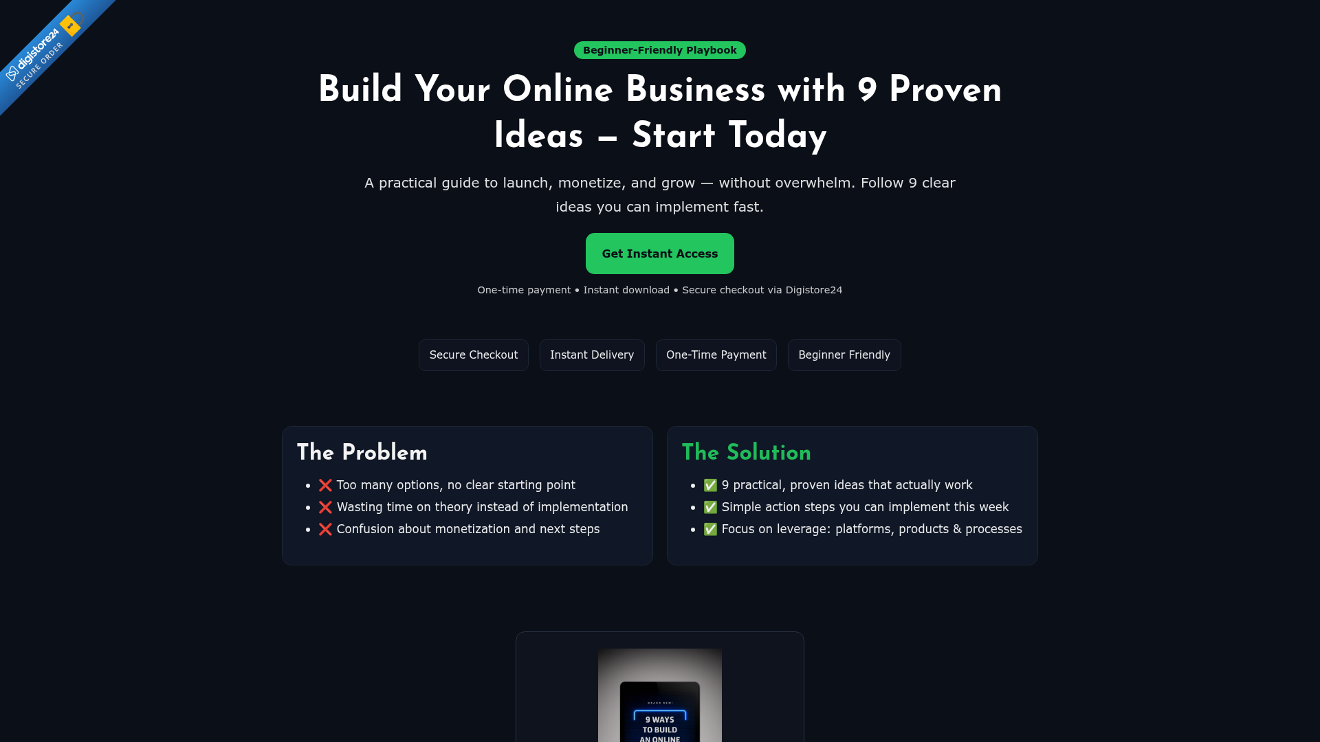 9 Ways to Build Your Online Business eBook