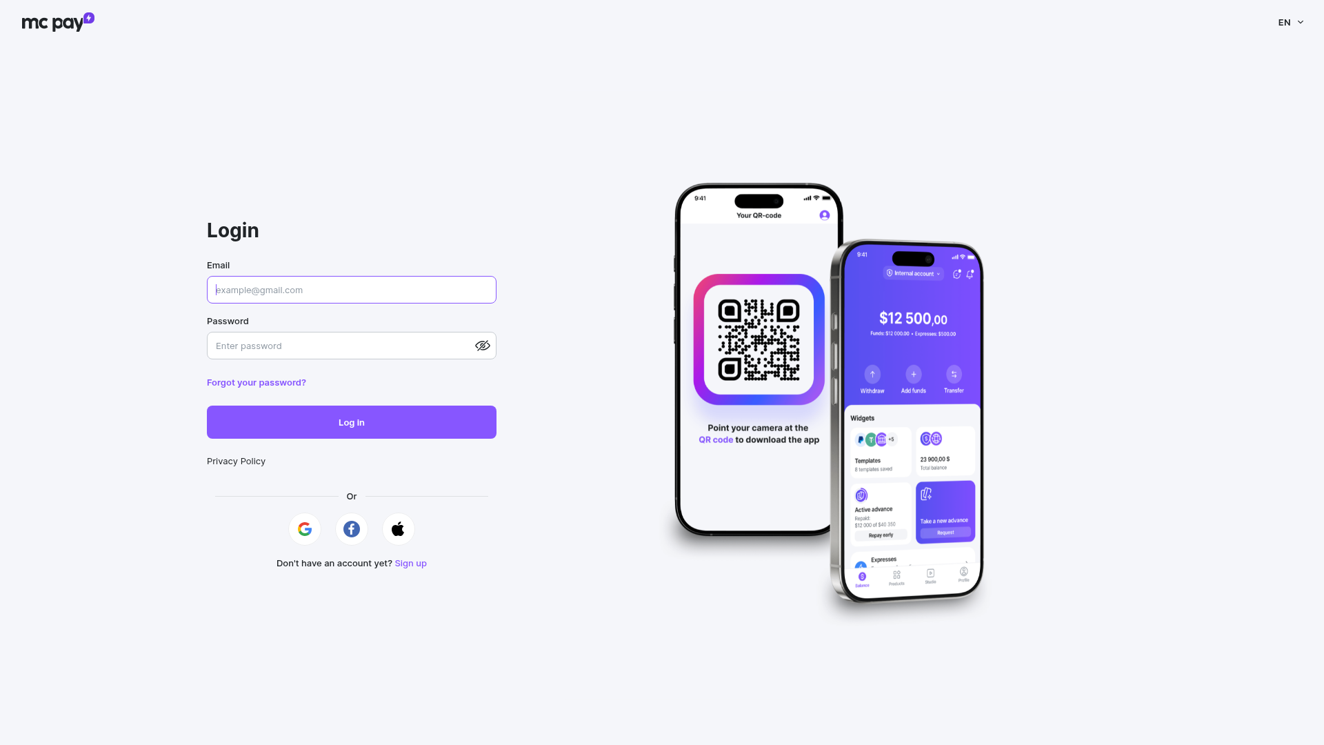 MC Pay preview