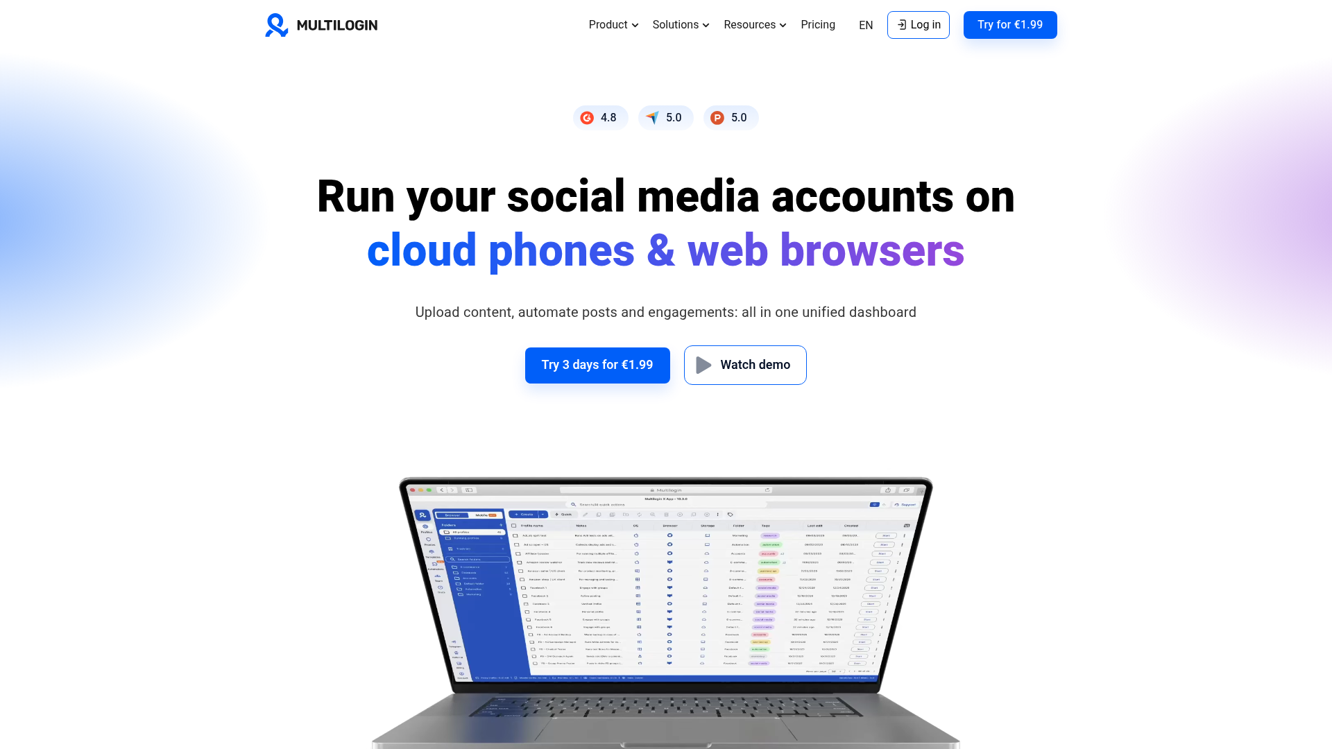 Multilogin preview