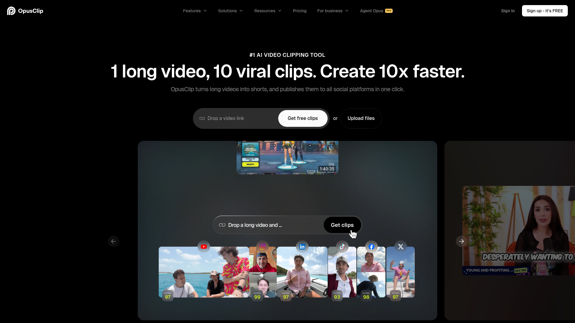 OpusClip preview