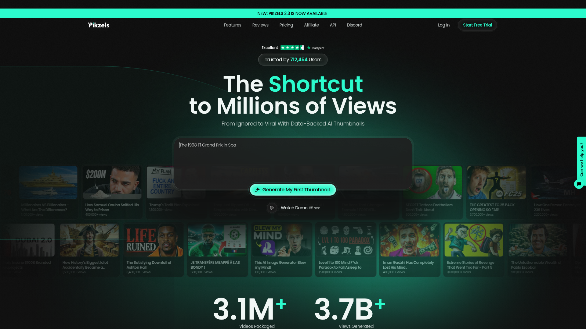 Pikzels.com preview