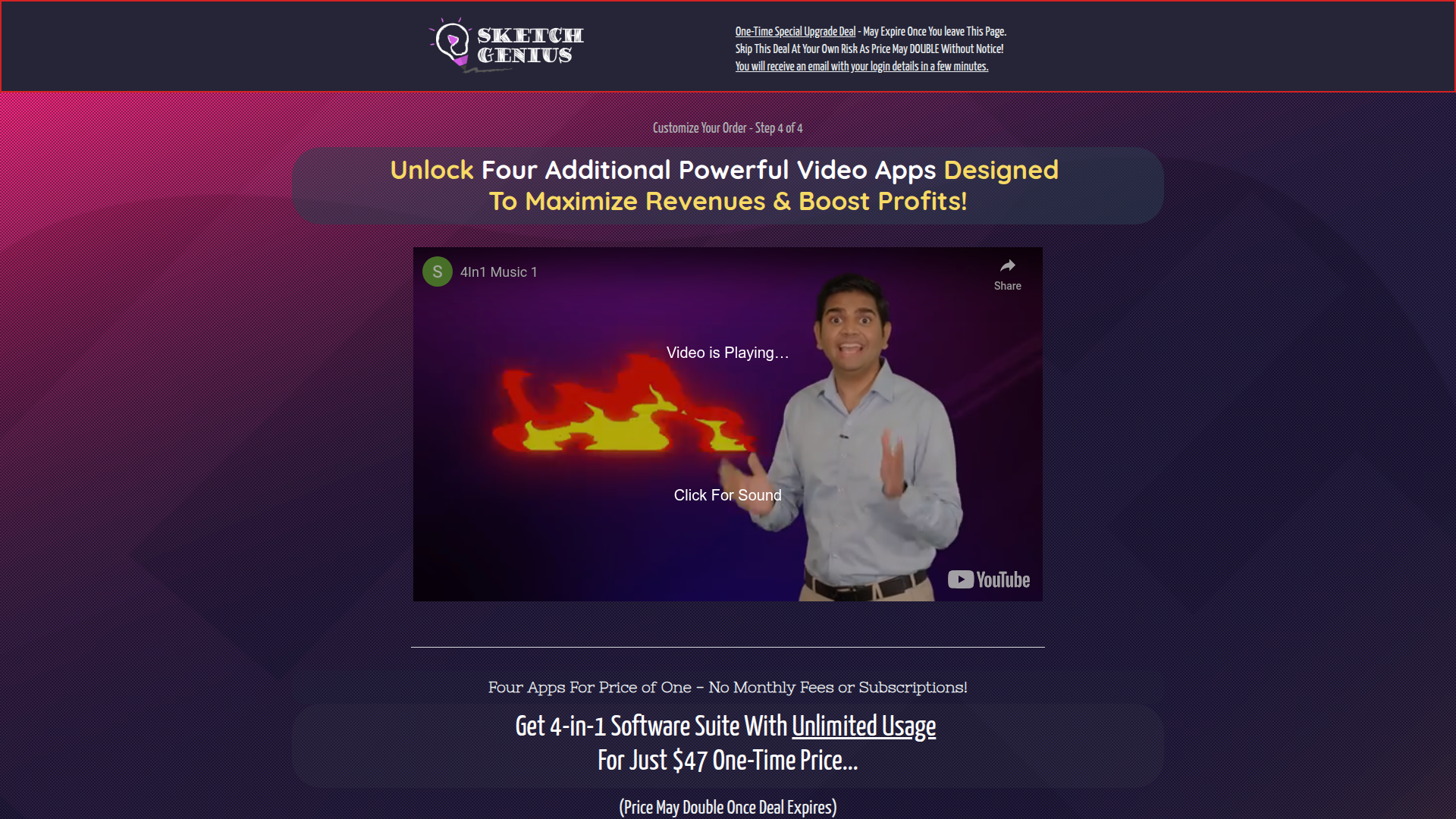 SketchGenius 4-in-1 preview