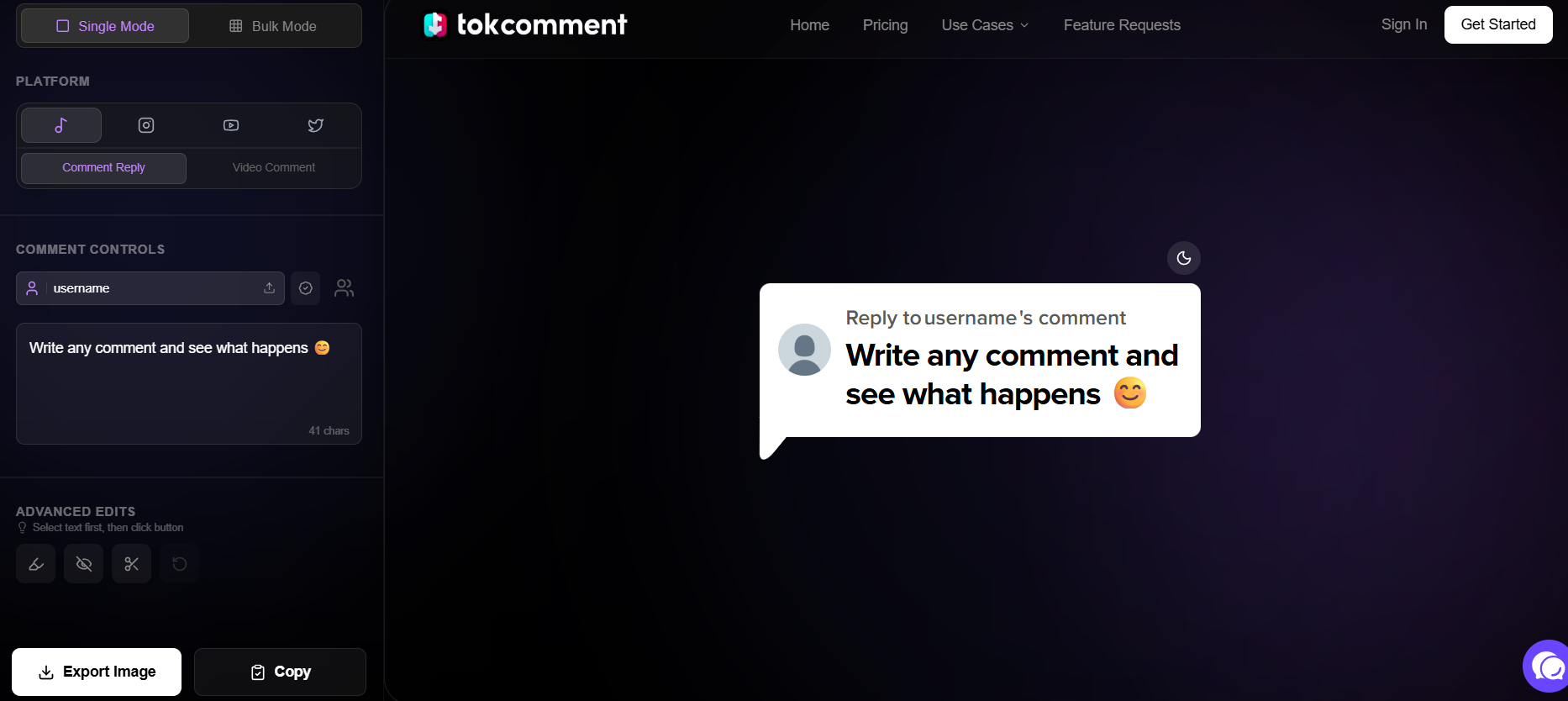 TokComment