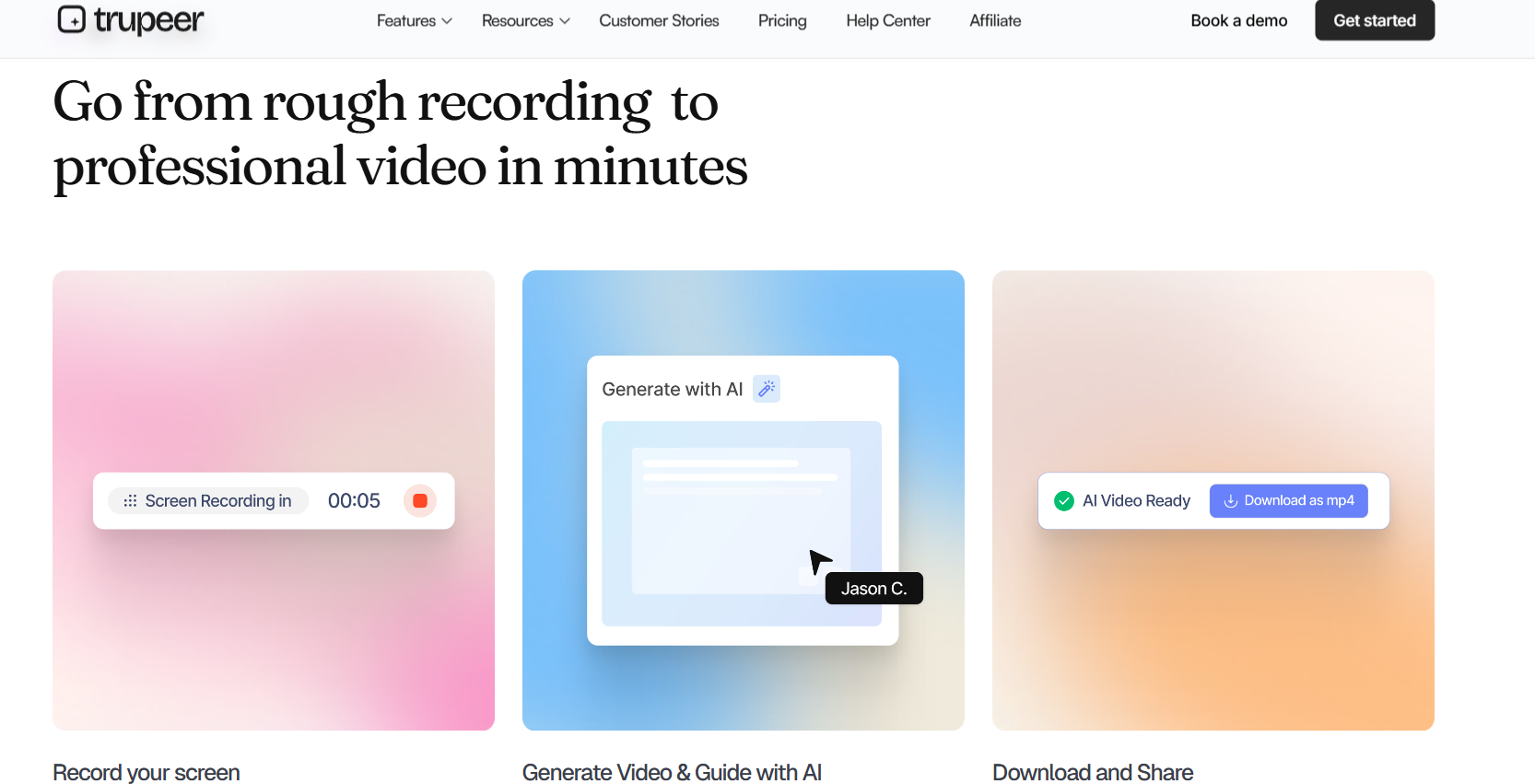 Trupeer.ai preview