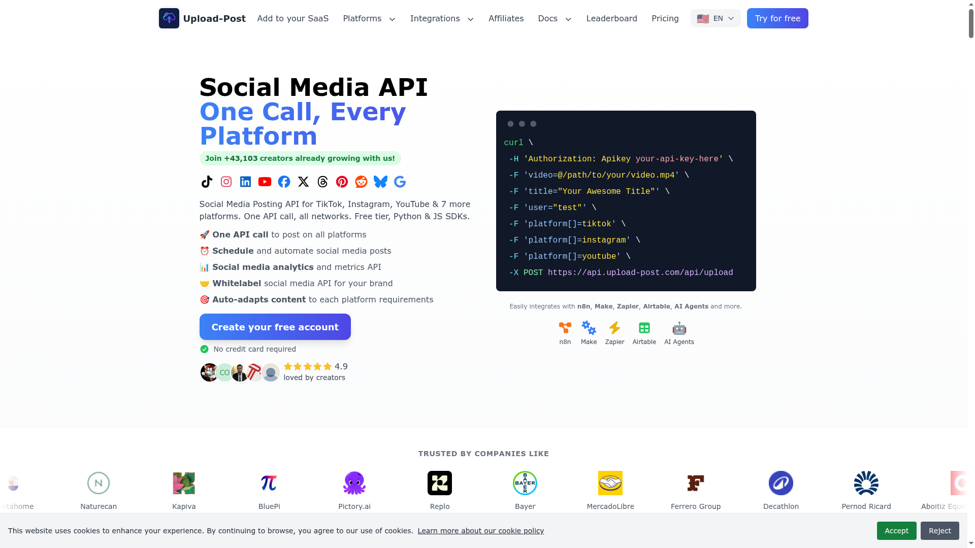 Upload-Post preview
