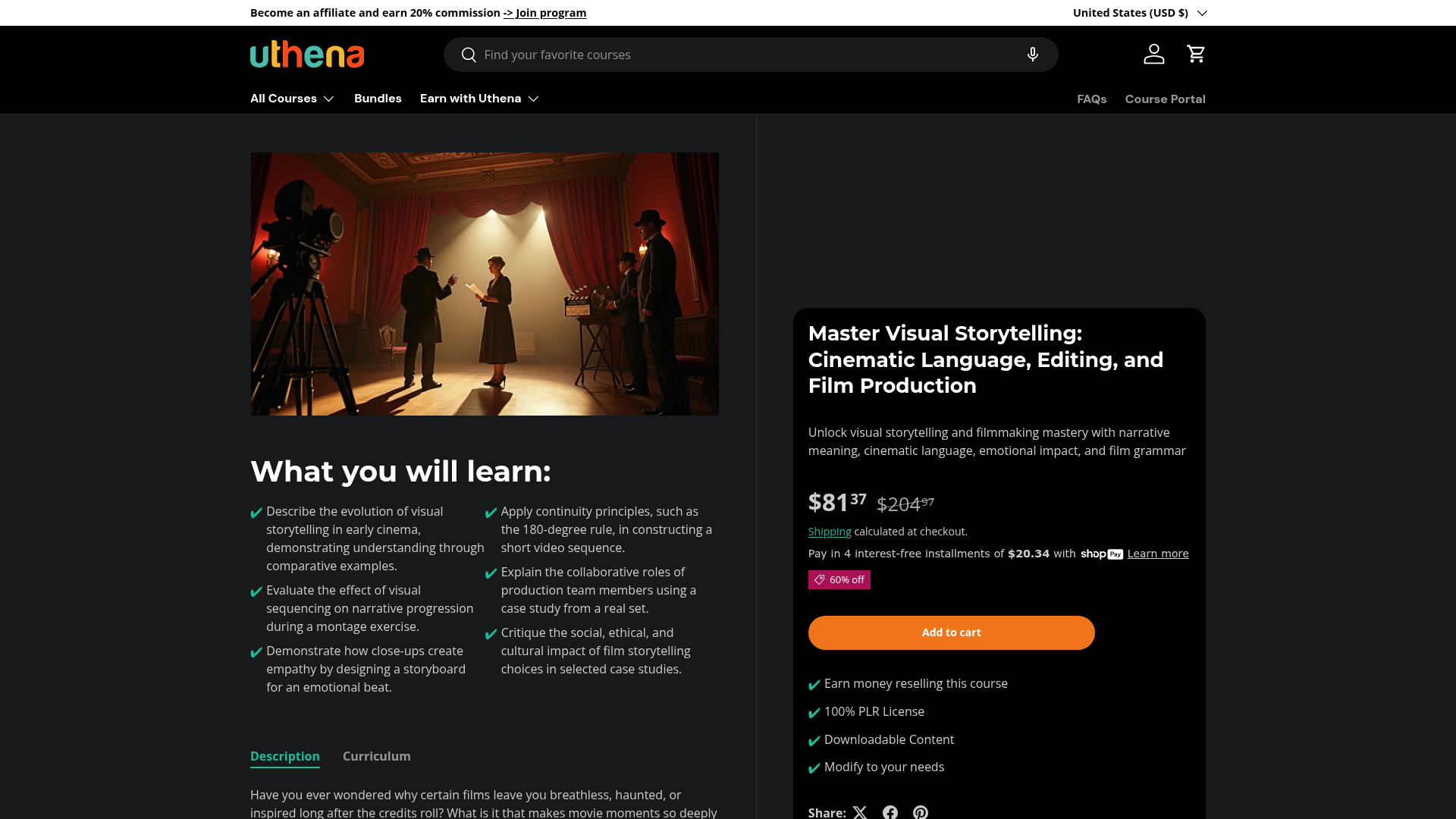 Master Visual Storytelling Course