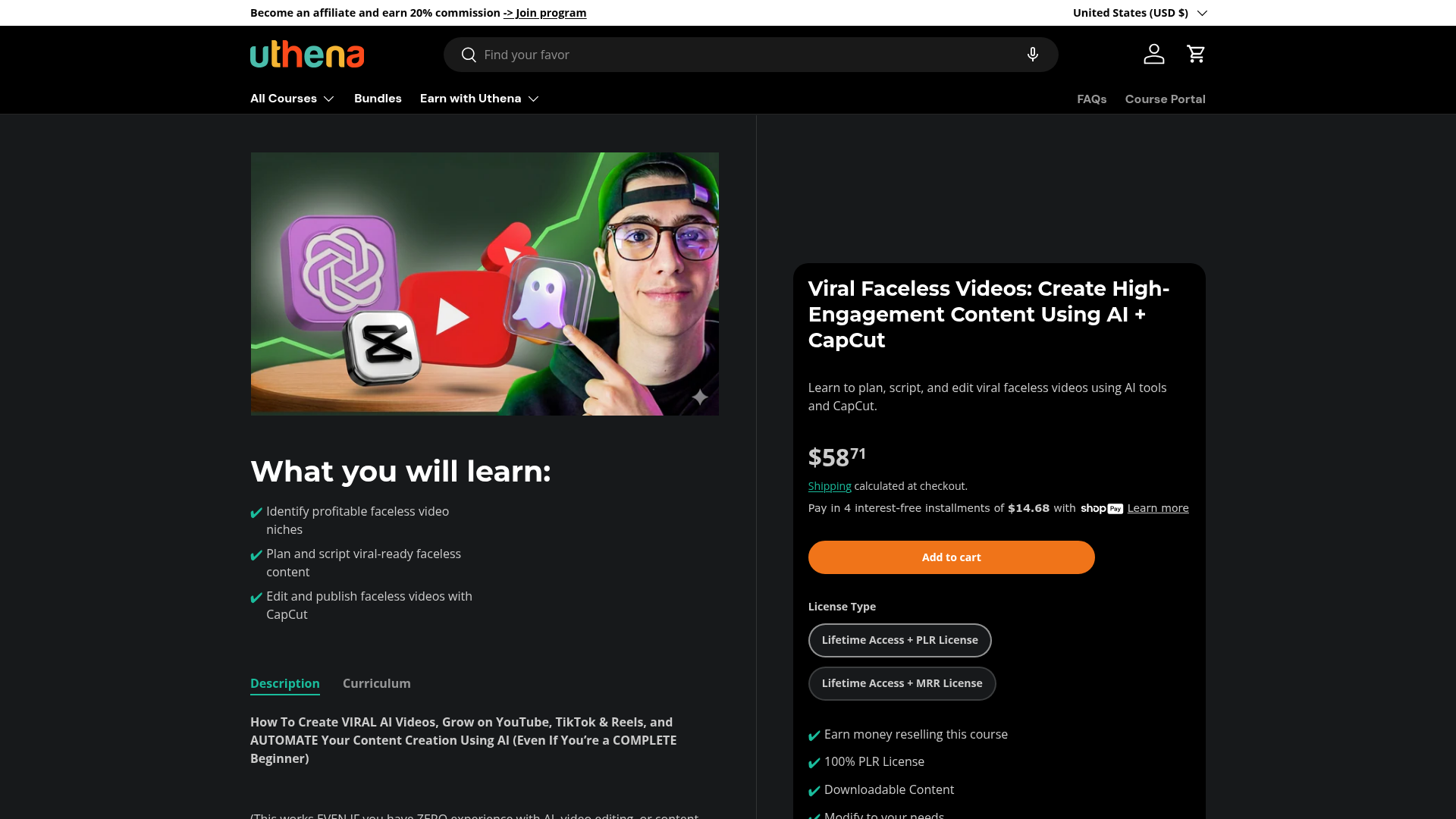 Viral Faceless Videos Course