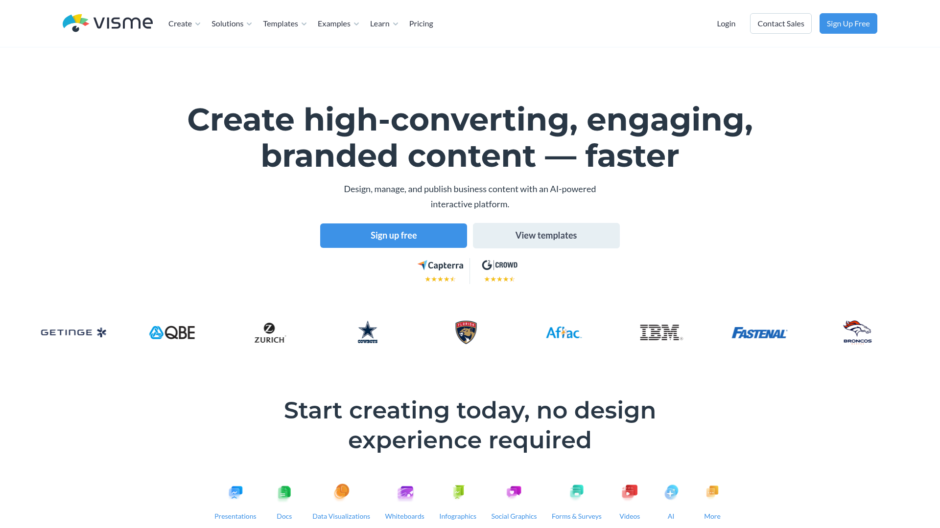 Visme preview