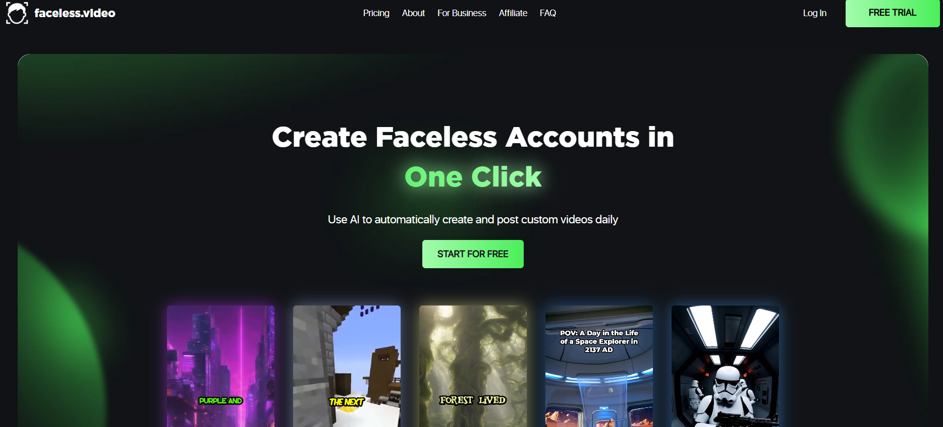Faceless.video preview