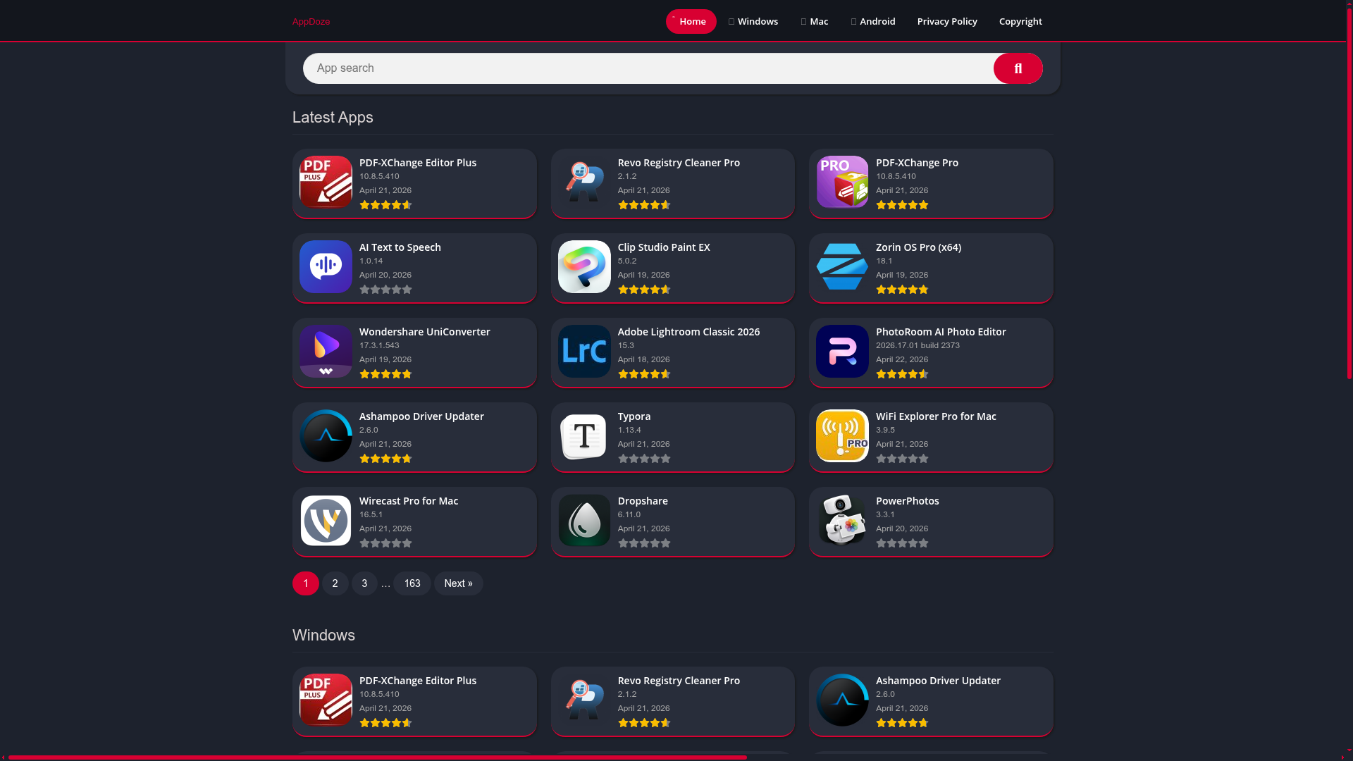 AppDoze software downloads