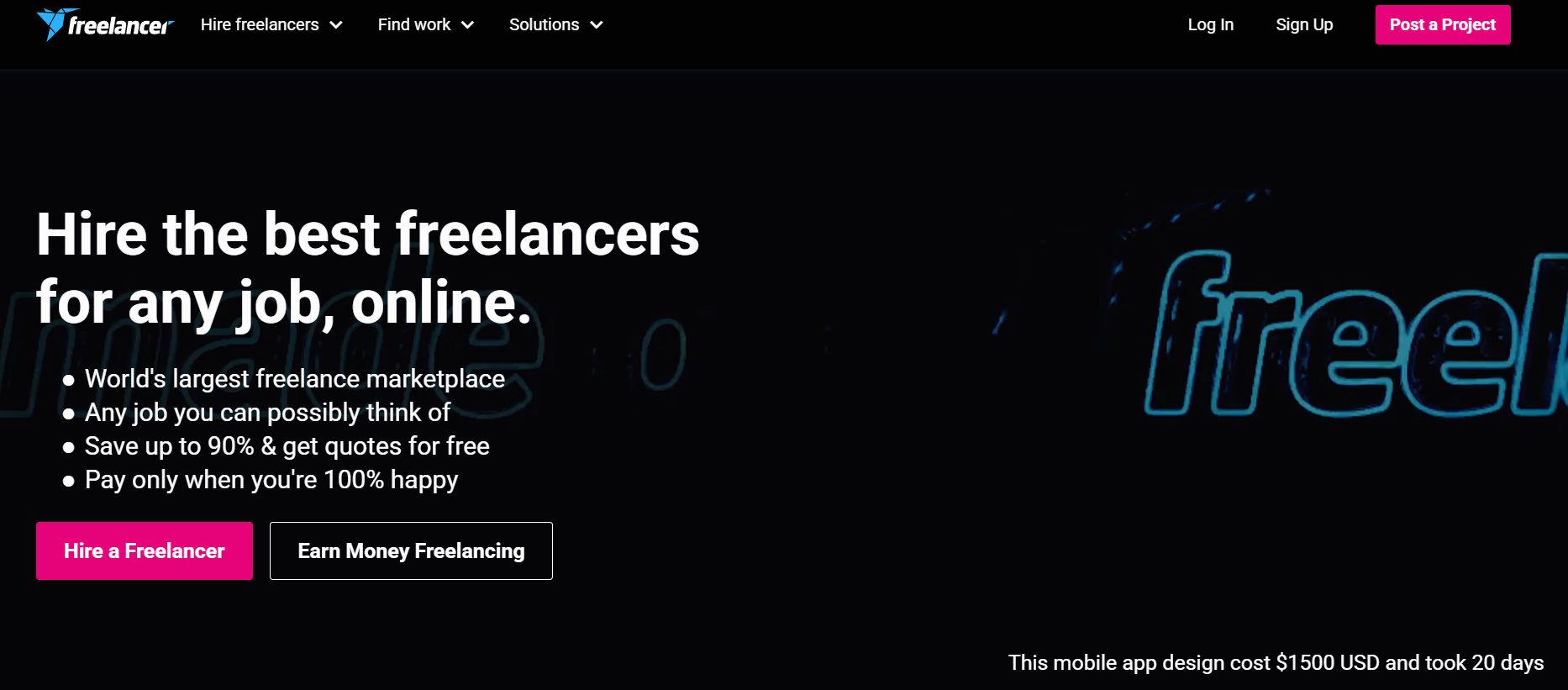 Freelancer preview
