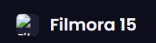 Filmora 15 logo