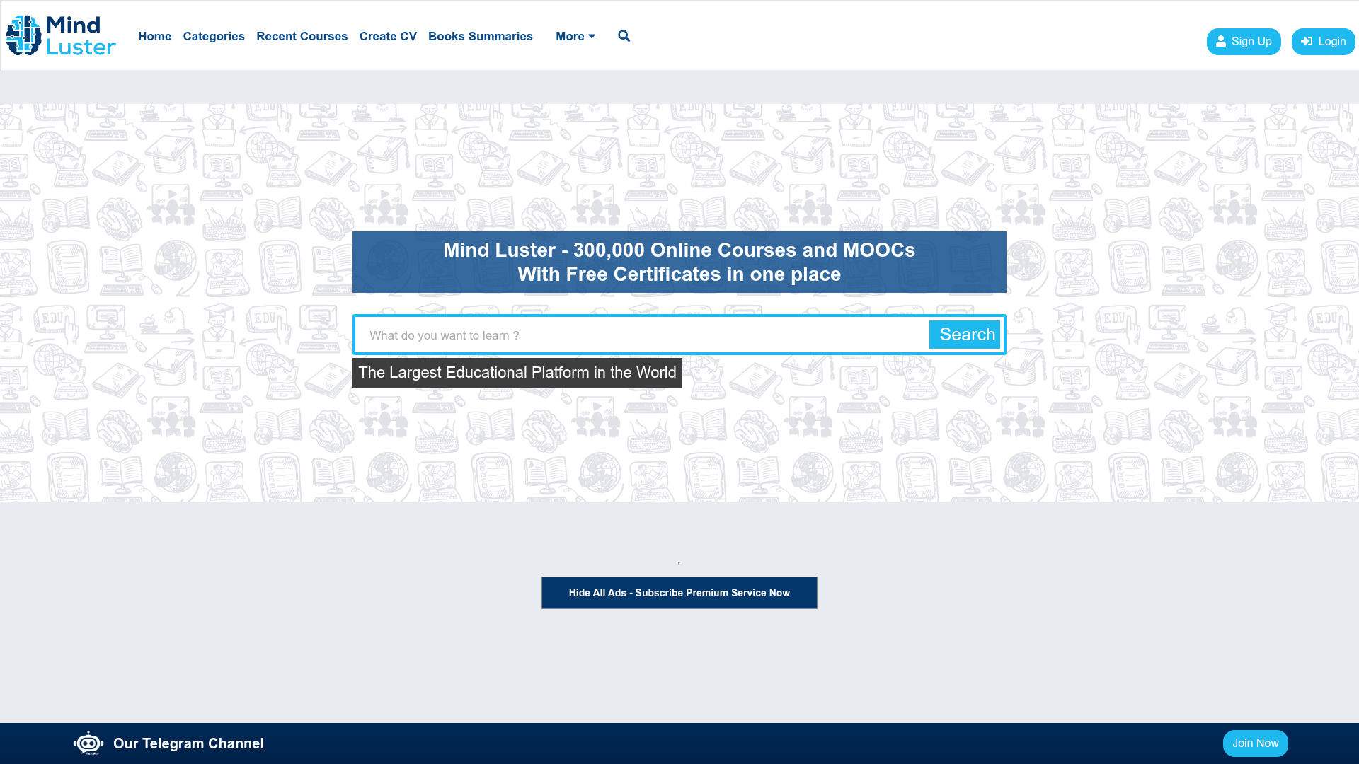 MindLuster free online courses