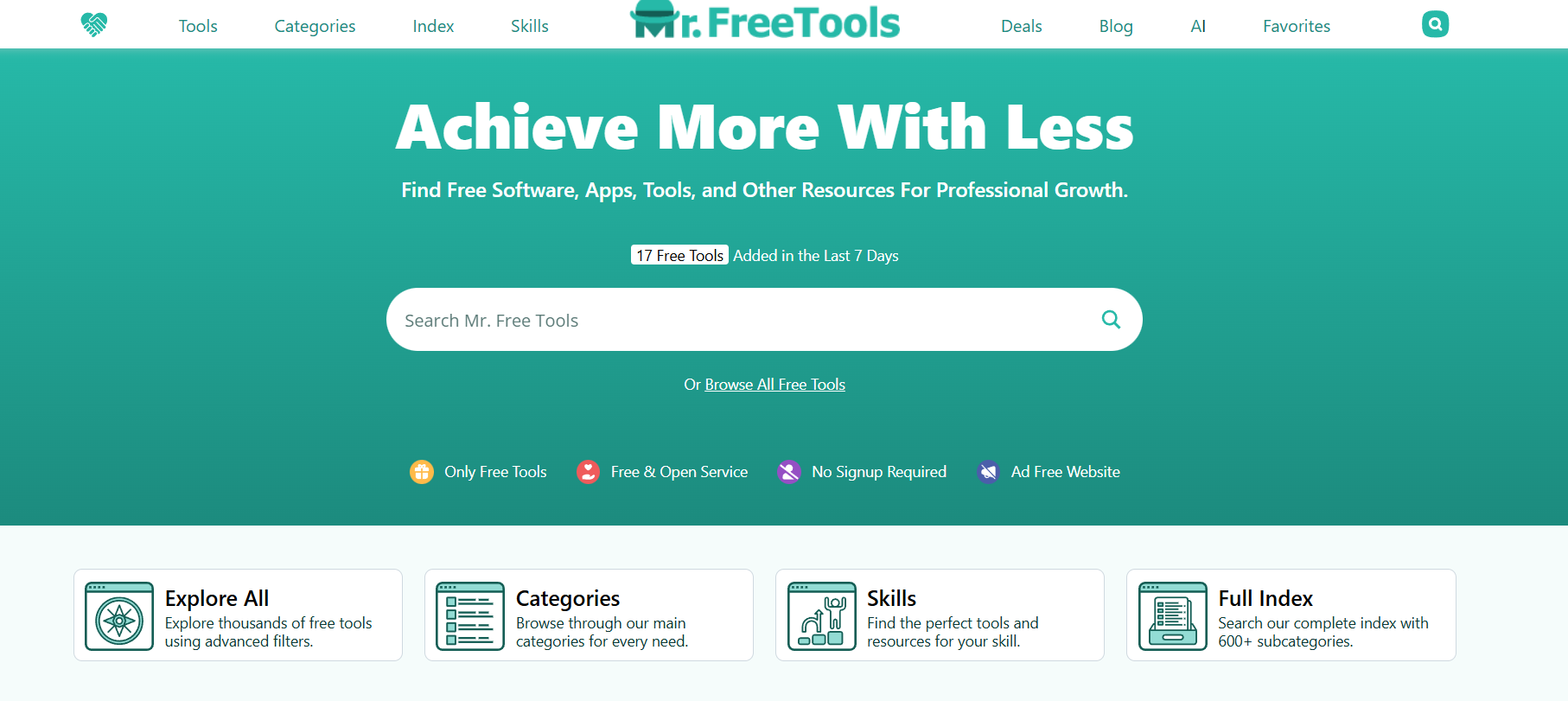 Mr. Free Tools