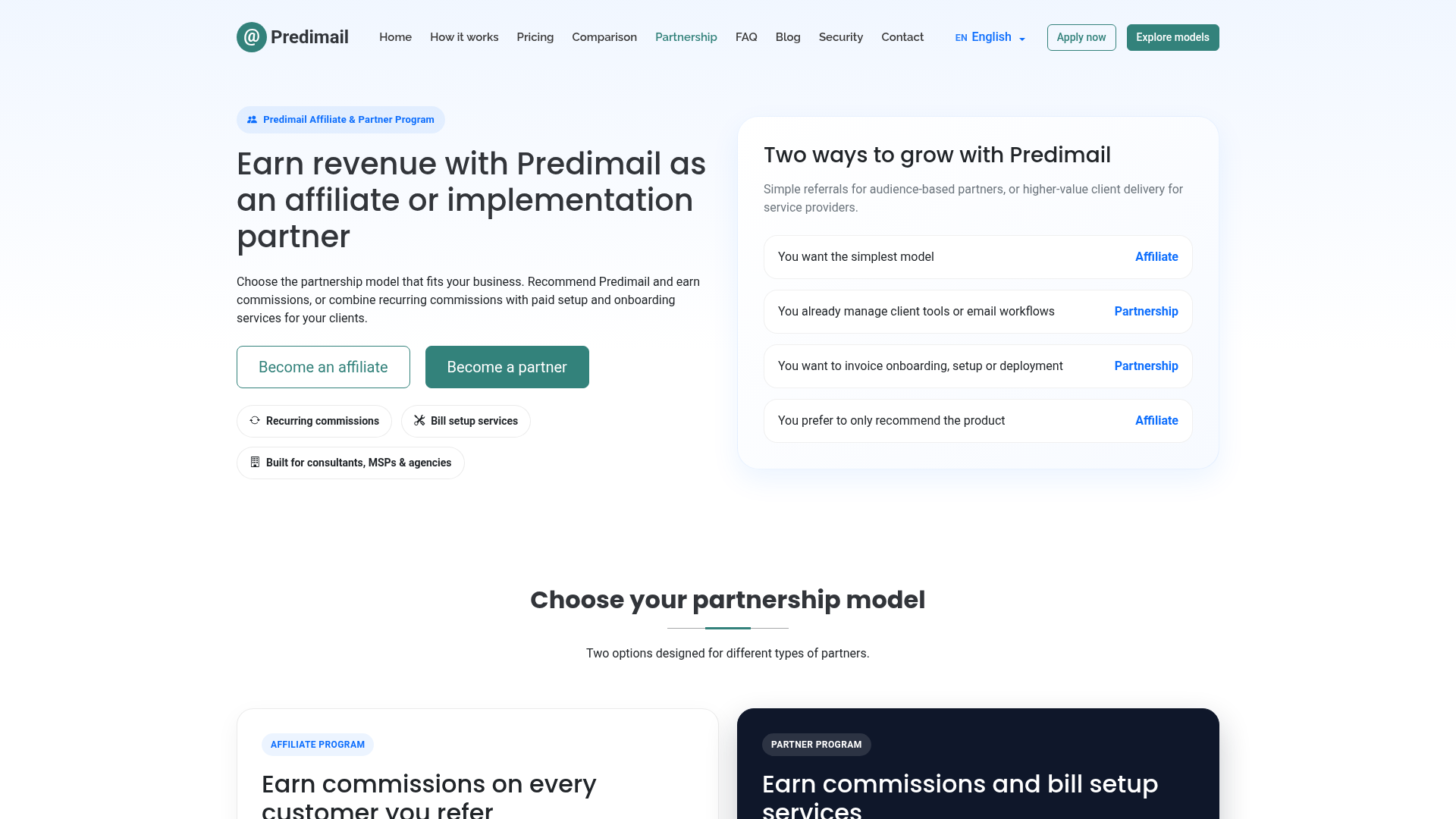 Predimail preview