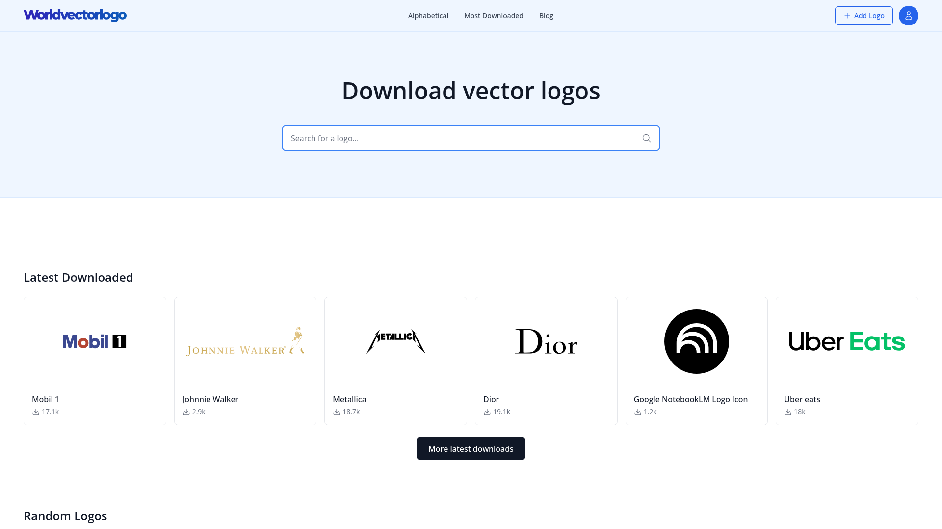 World Vector Logo SVG download library